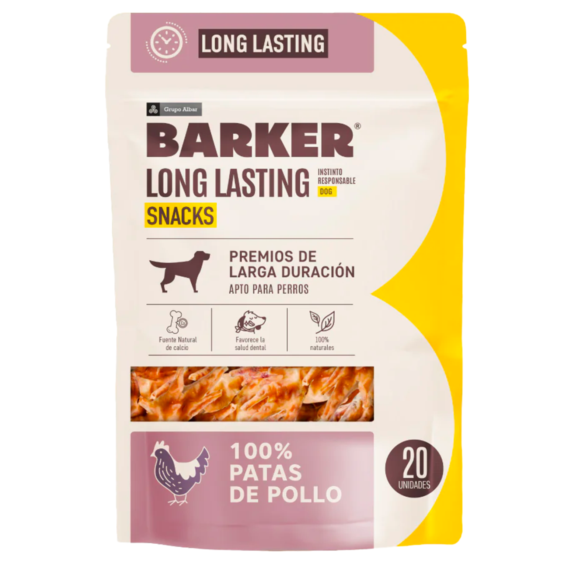 Barker | Long Lasting Snacks | Patas de Pollo x20 und