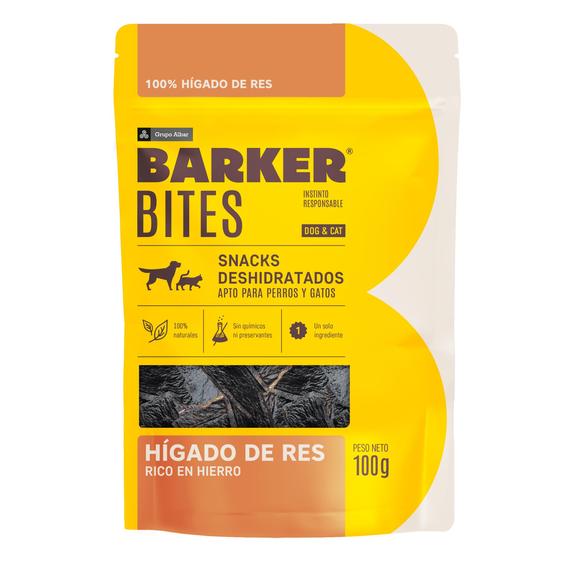 Barker Bites | Higado de Res x100g