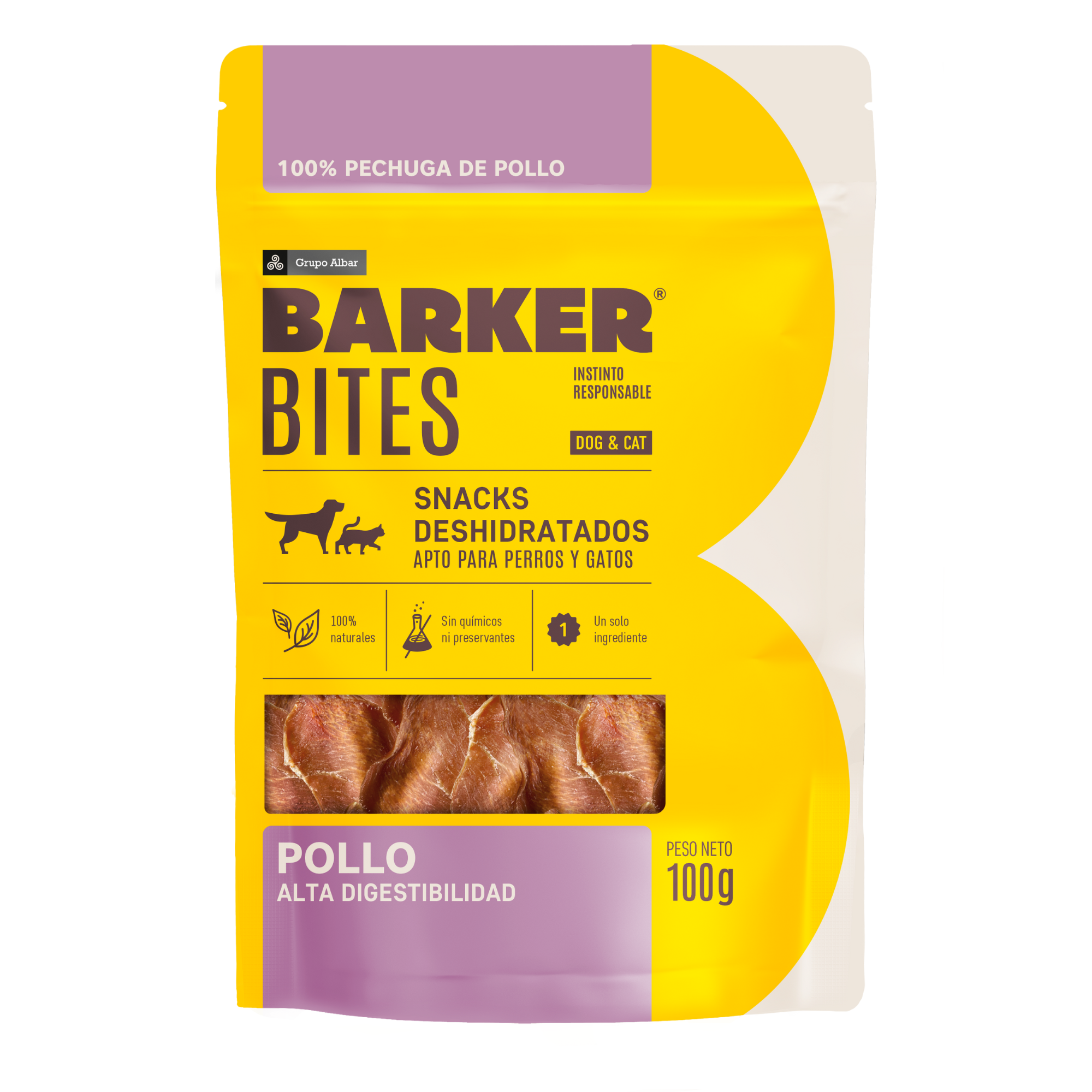 Barker Bites | Pechuga de Pollo x100g