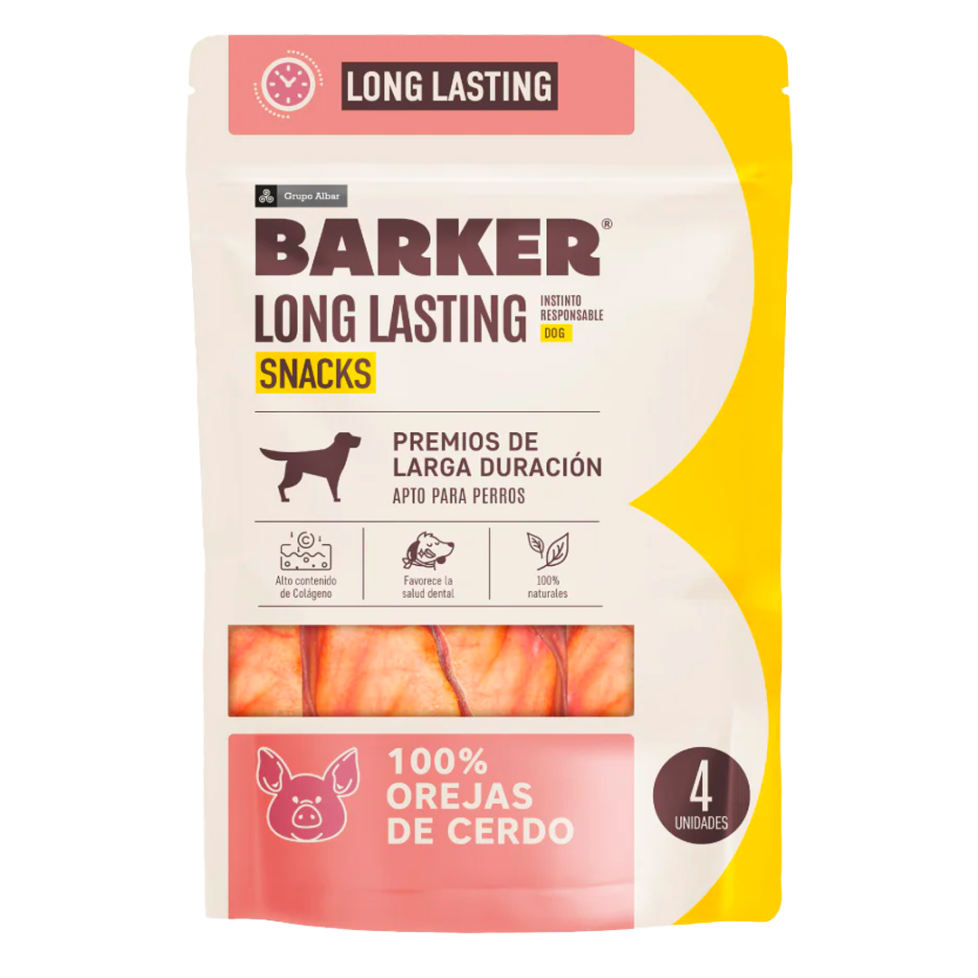 Barker | Long Lasting Snacks | Orejas de Cerdo x4 und